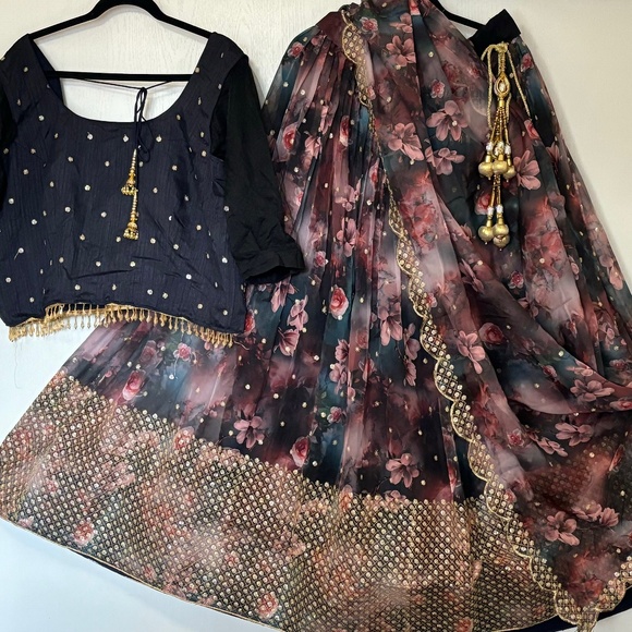 Dresses & Skirts - Georgette designer lehenga c
